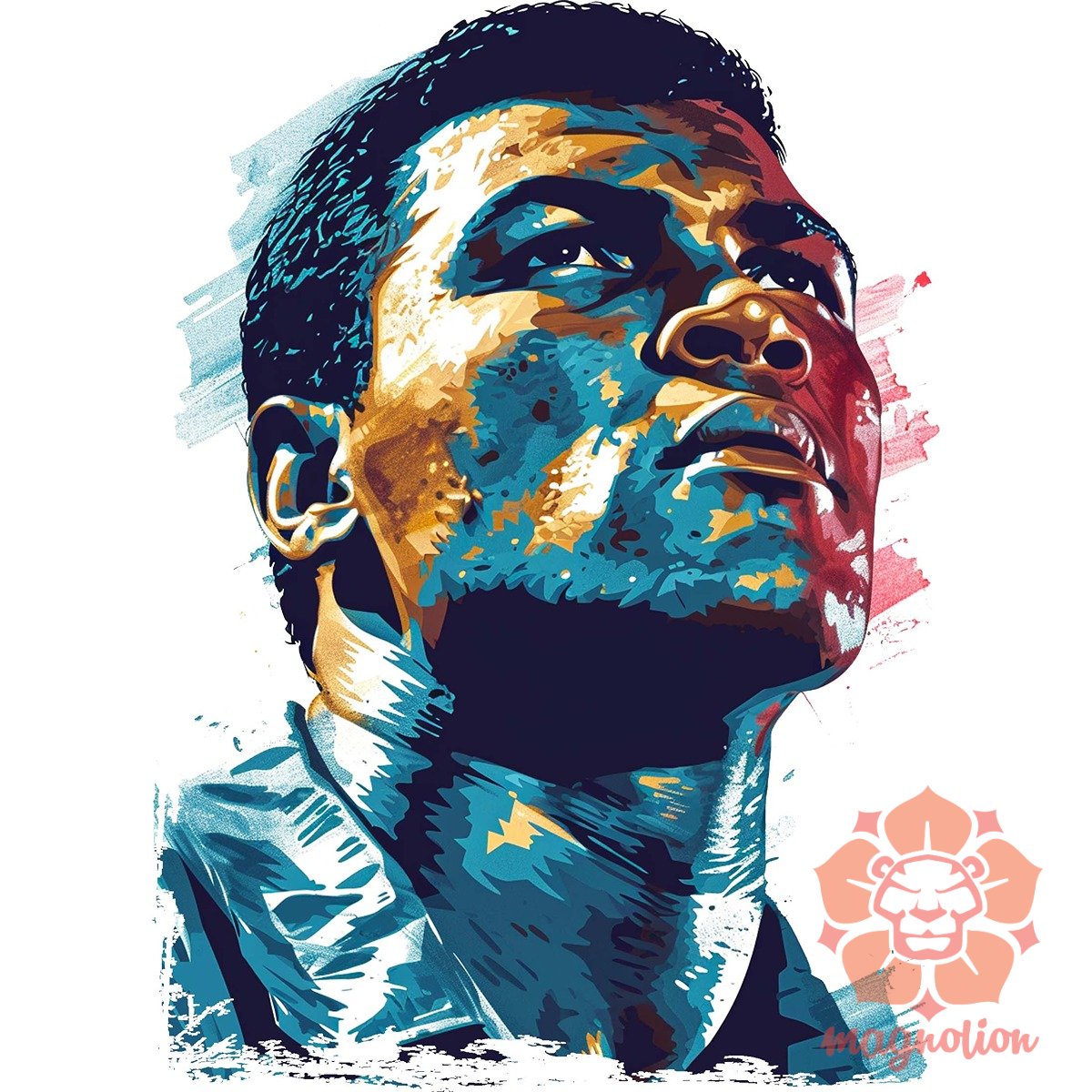 Muhammad Ali portré v5