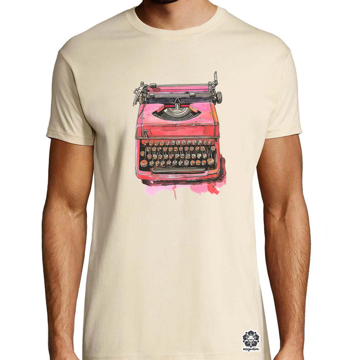 Vintage pink írógép