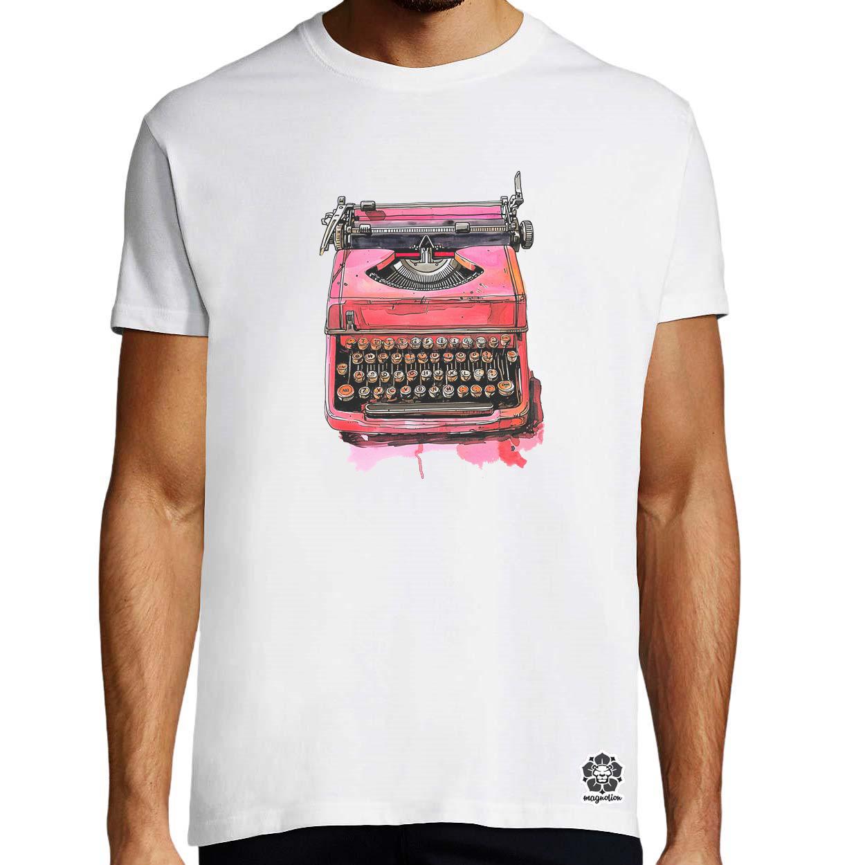 Vintage pink írógép