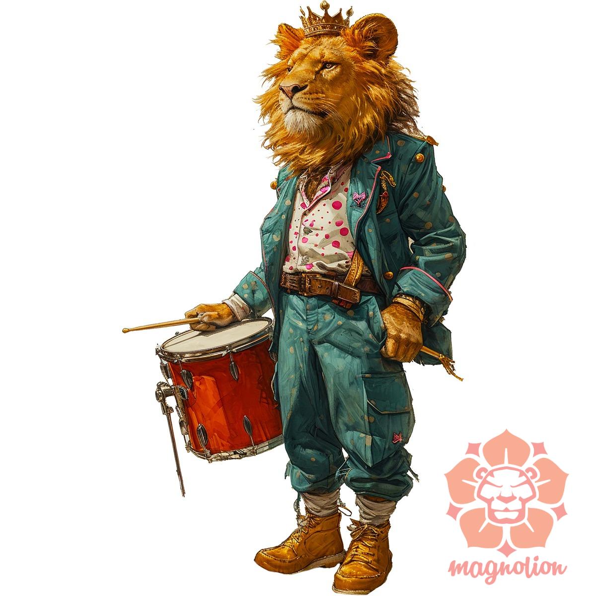 Antropromorf zenész oroszlán v2
