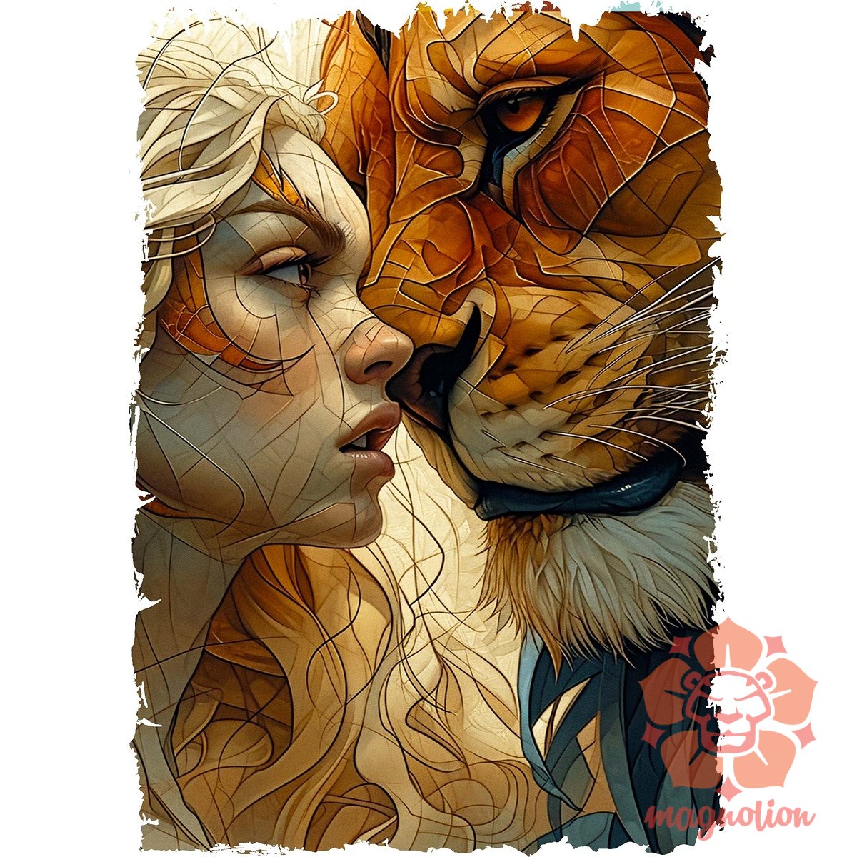 Nő és oroszlán v2