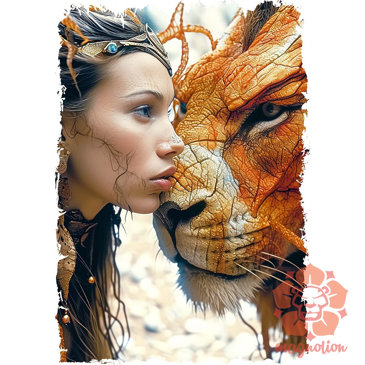 Nő és oroszlán v4