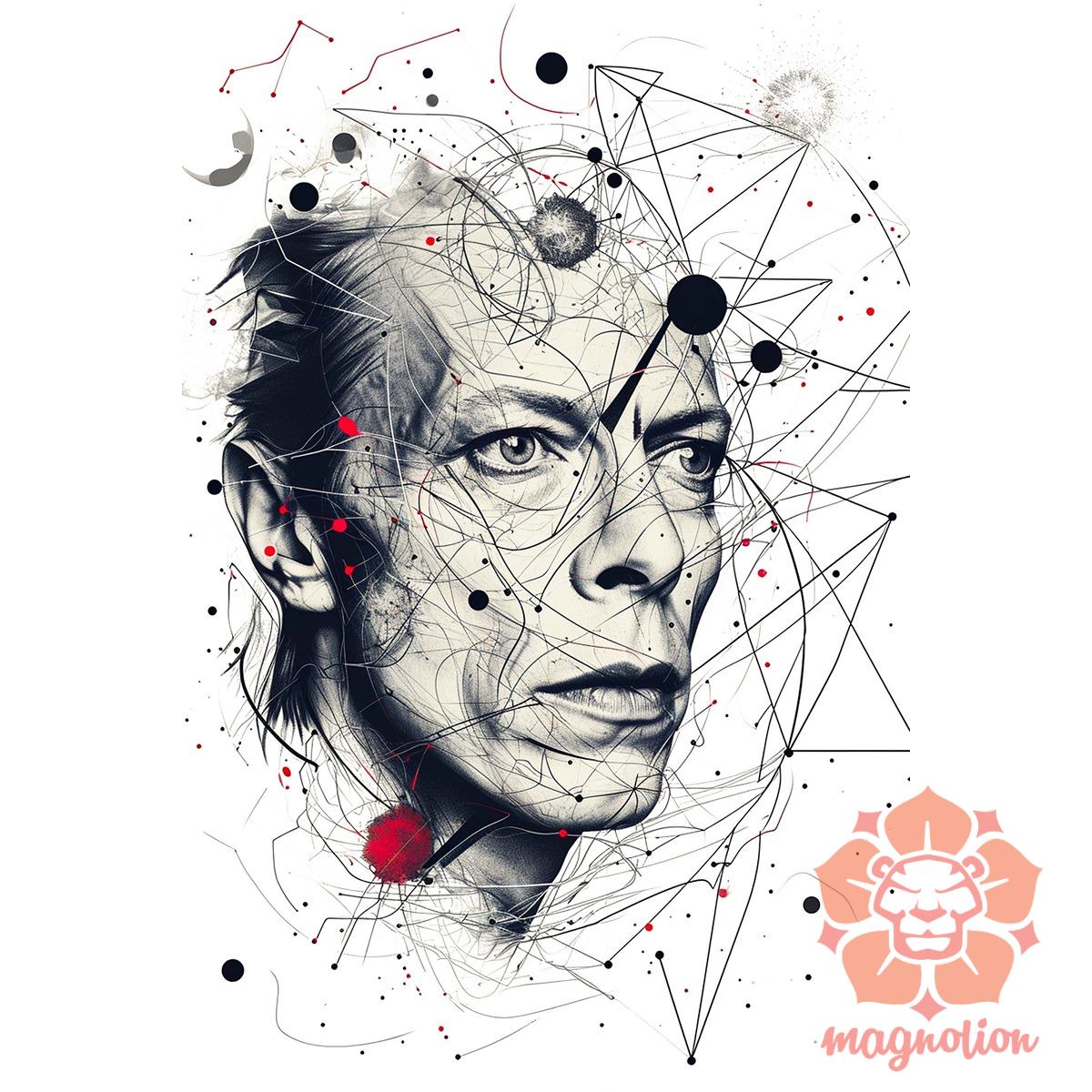 David Bowie rajz portré v2