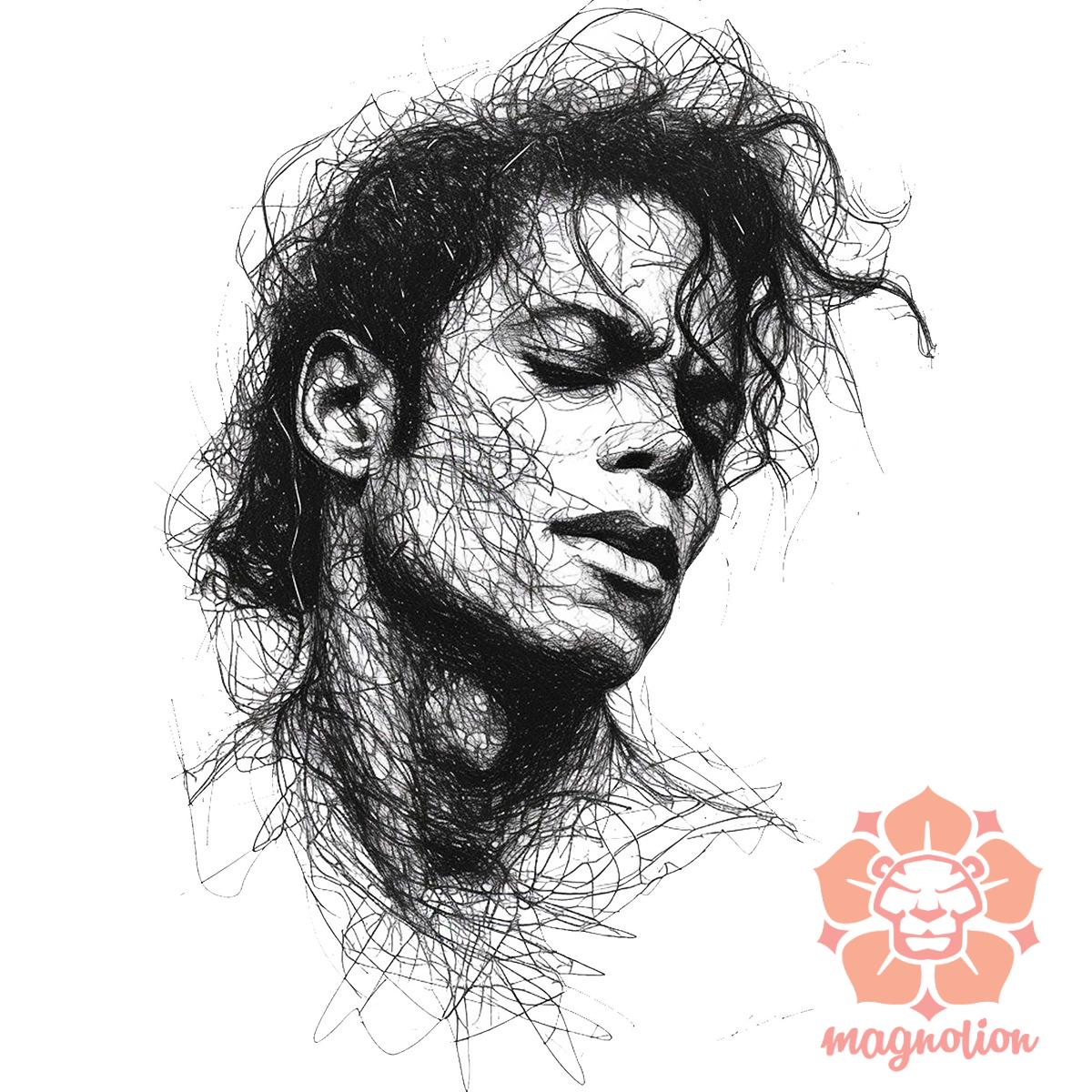 Michael Jackson rajz portré v1