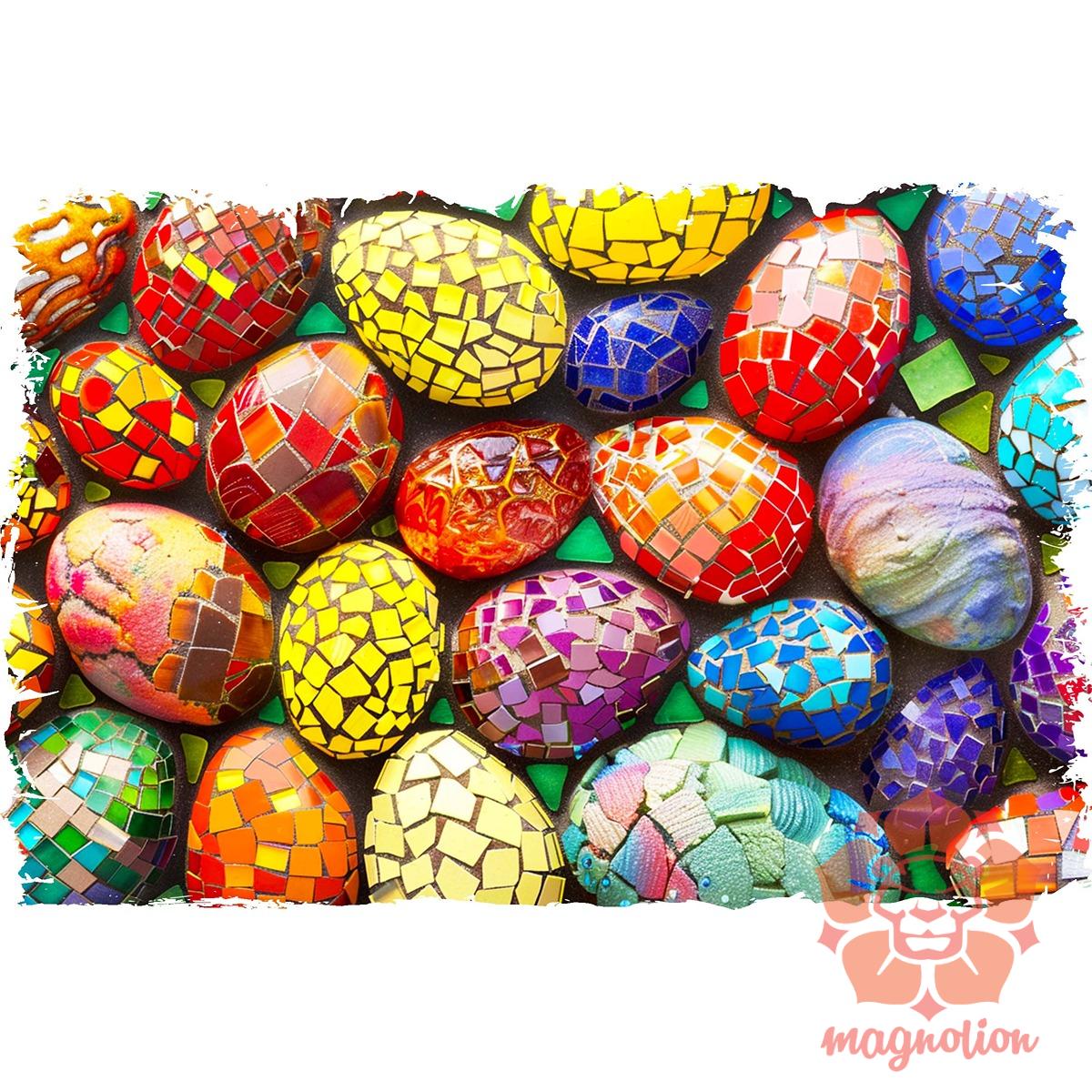 Mozaik húsvéti tojások v1