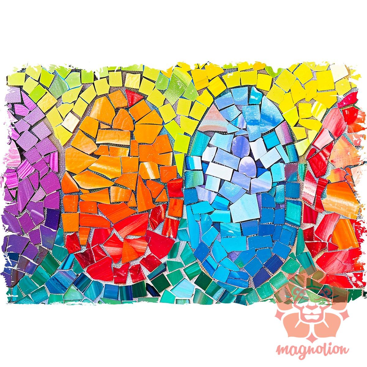 Mozaik húsvéti tojások v2