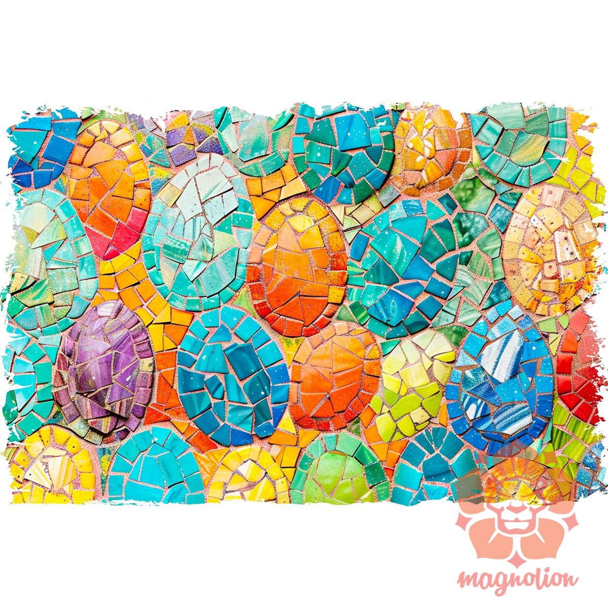 Mozaik húsvéti tojások v6