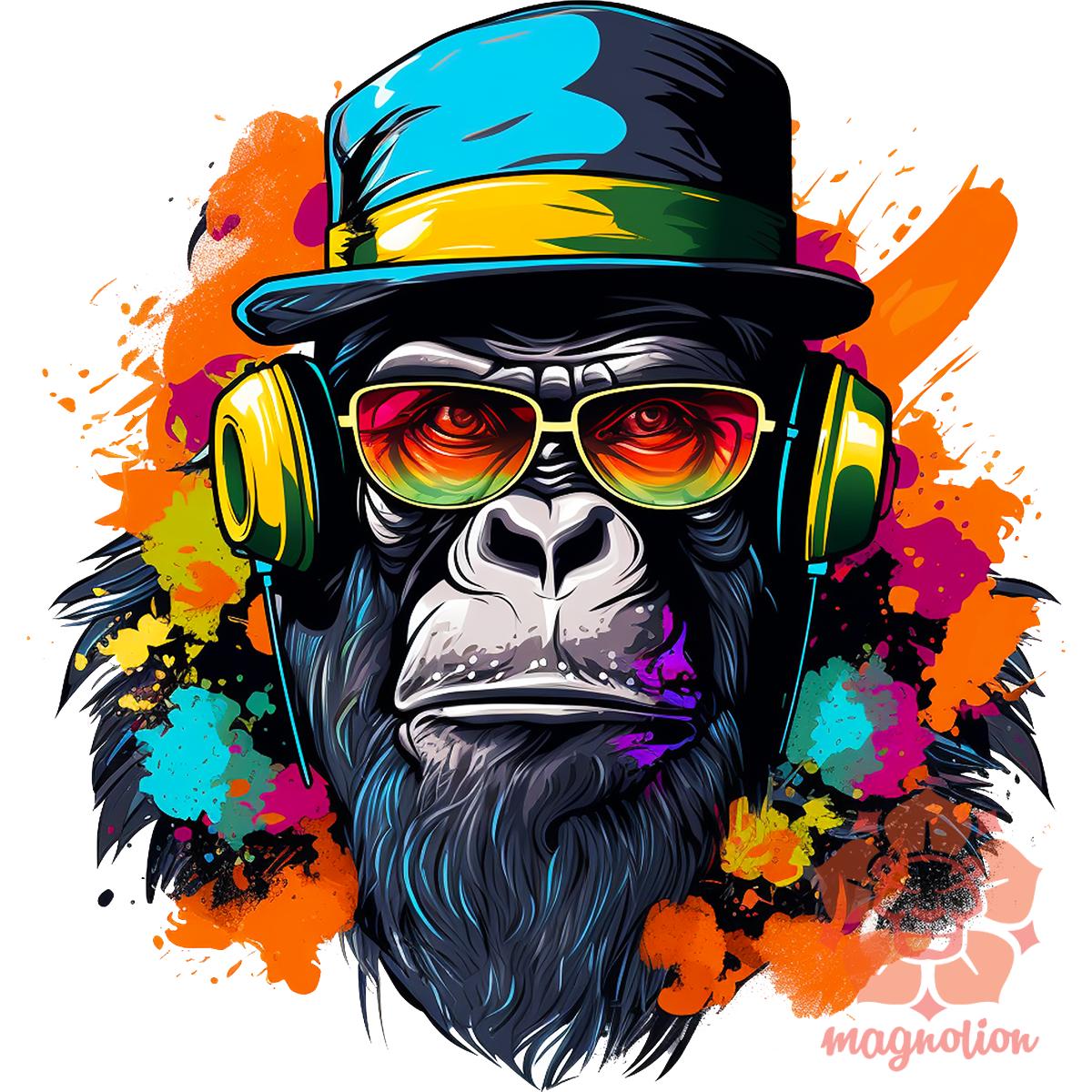 Gorilla zenét hallgat v5