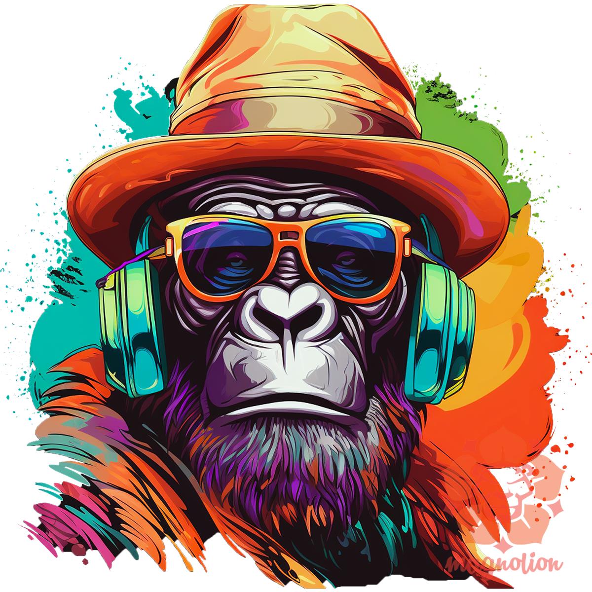 Gorilla zenét hallgat v6