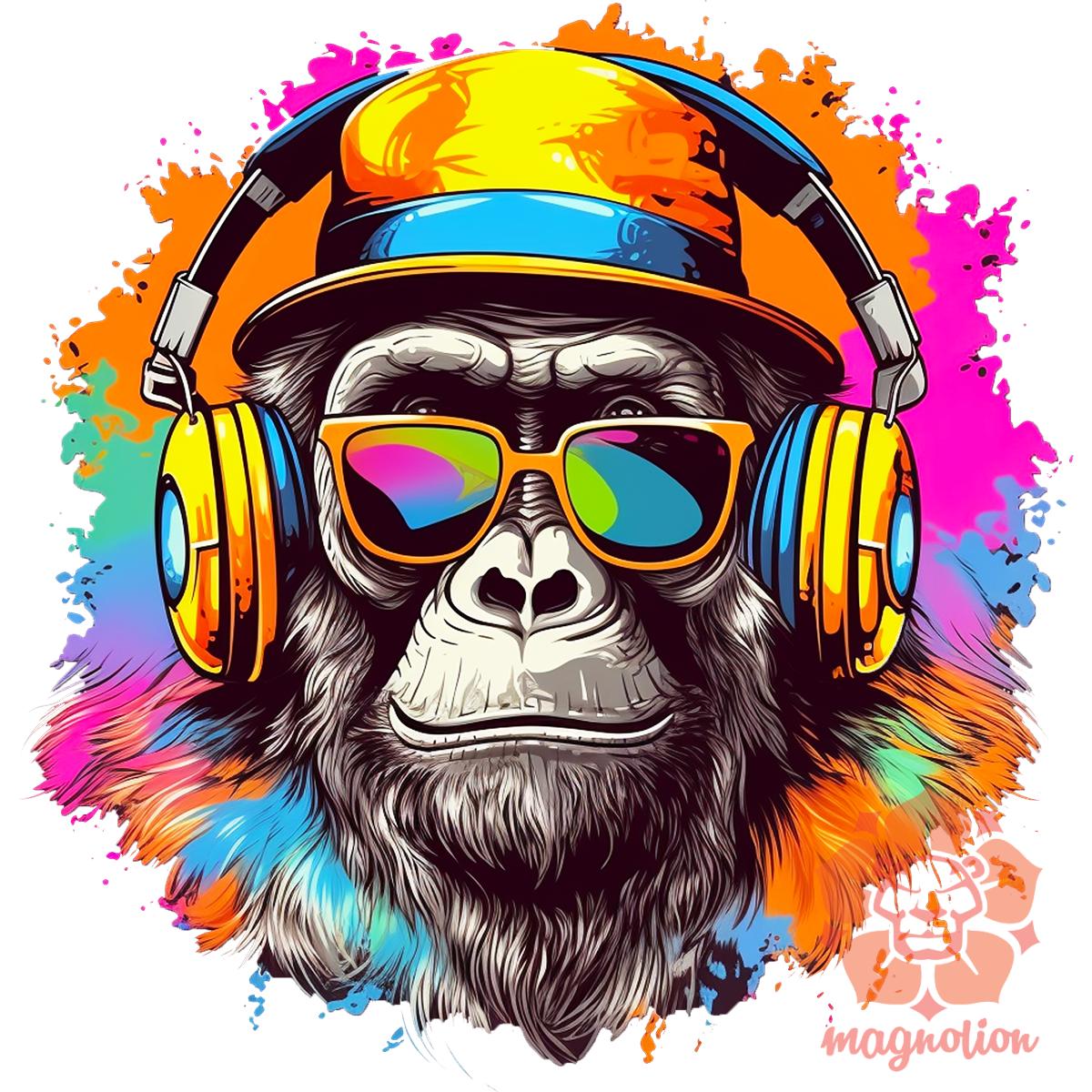 Gorilla zenét hallgat v9