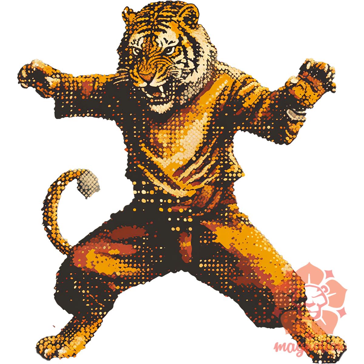 Pixelart kung fu tigris v1