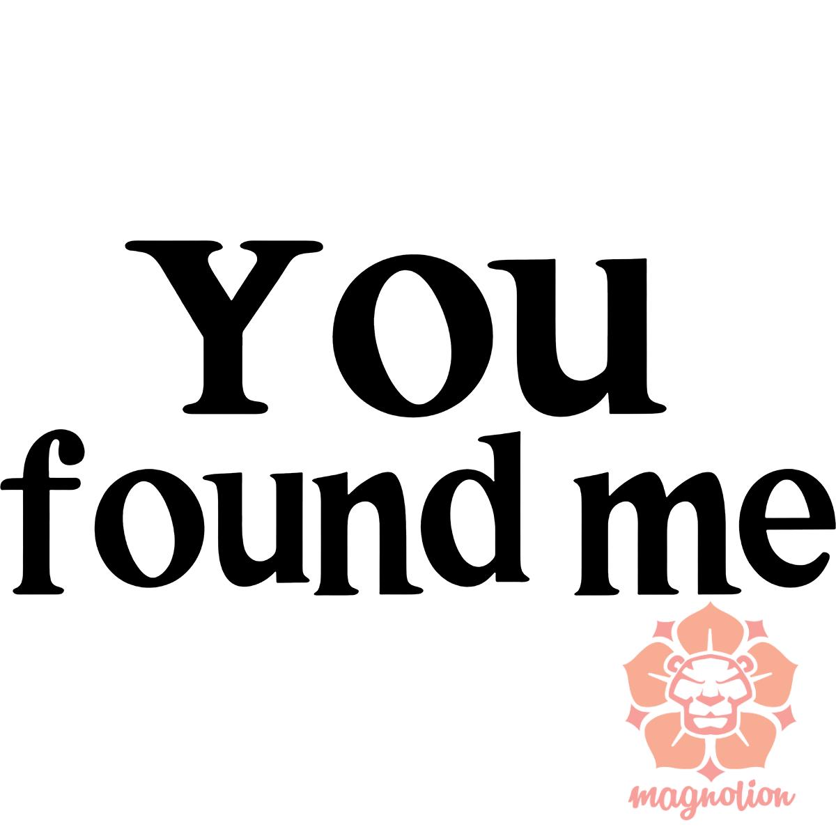 U found me v3