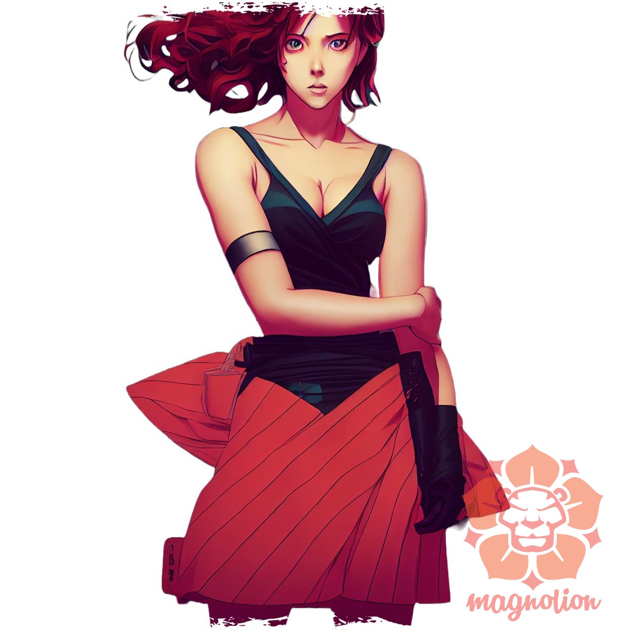 Manga Scarlett Johansson digitális művészet
