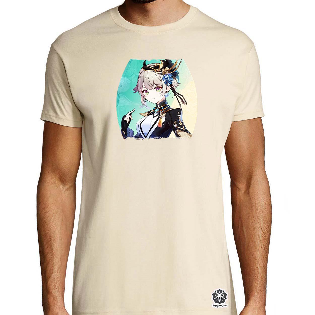 Anime lány portré v1 egyedi póló 