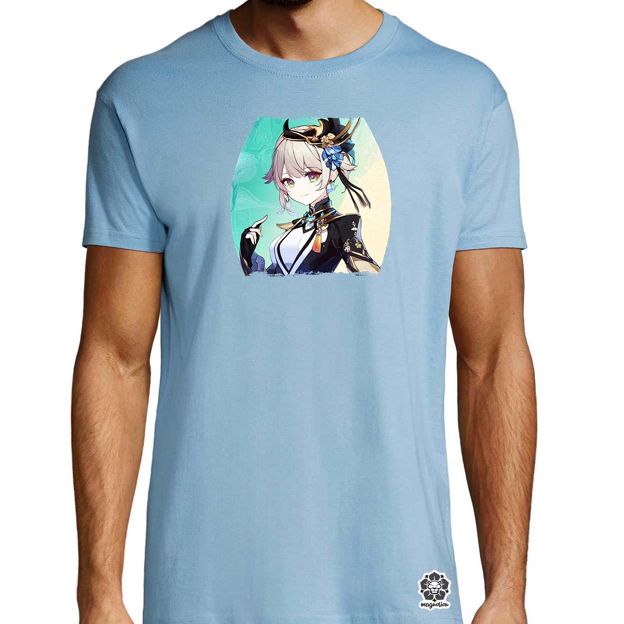 Anime lány portré v1 egyedi póló 