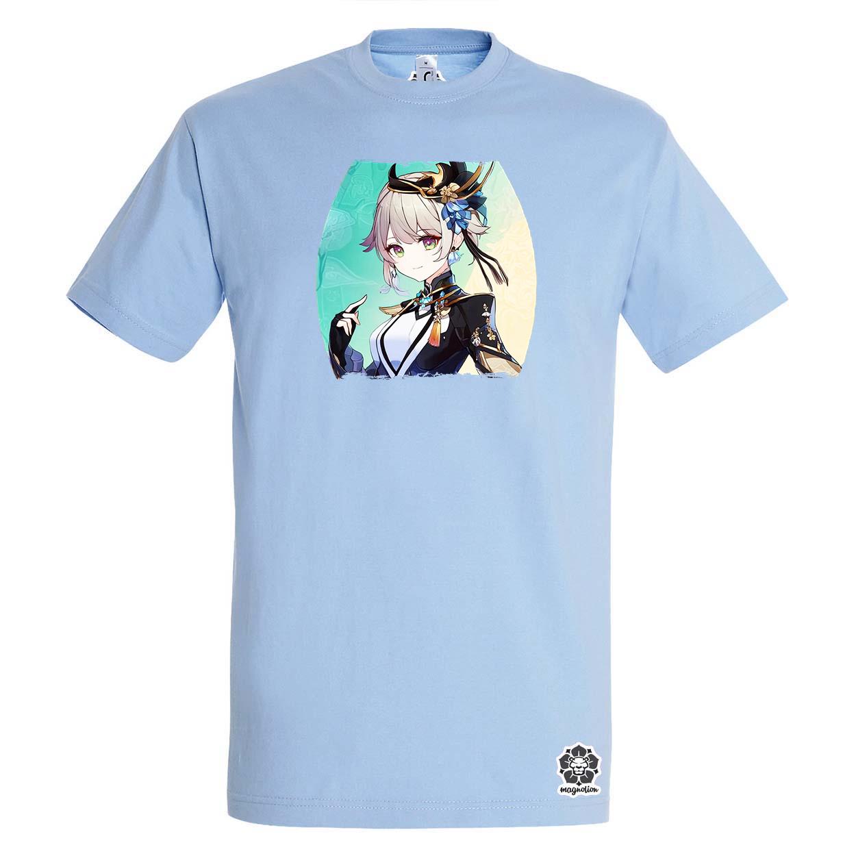 Anime lány portré v1 egyedi póló 
