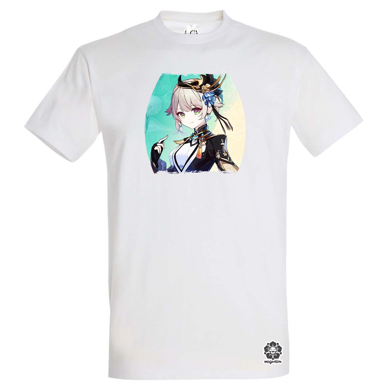 Anime lány portré v1 egyedi póló 