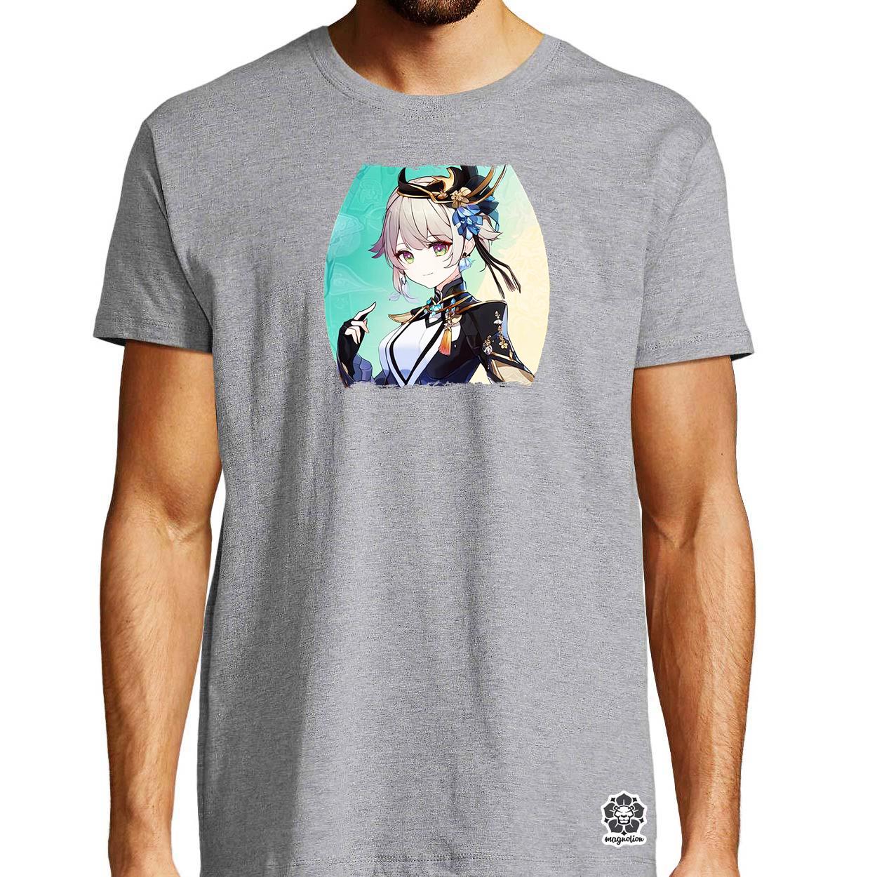 Anime lány portré v1 egyedi póló 