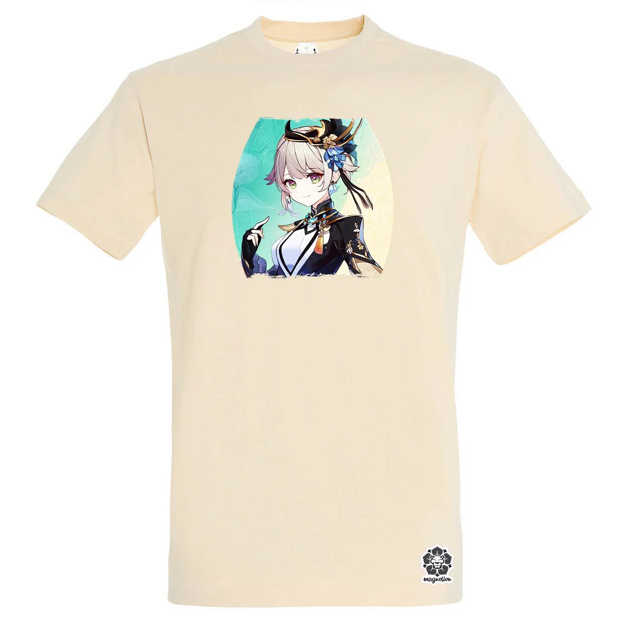 Anime lány portré v1 egyedi póló 