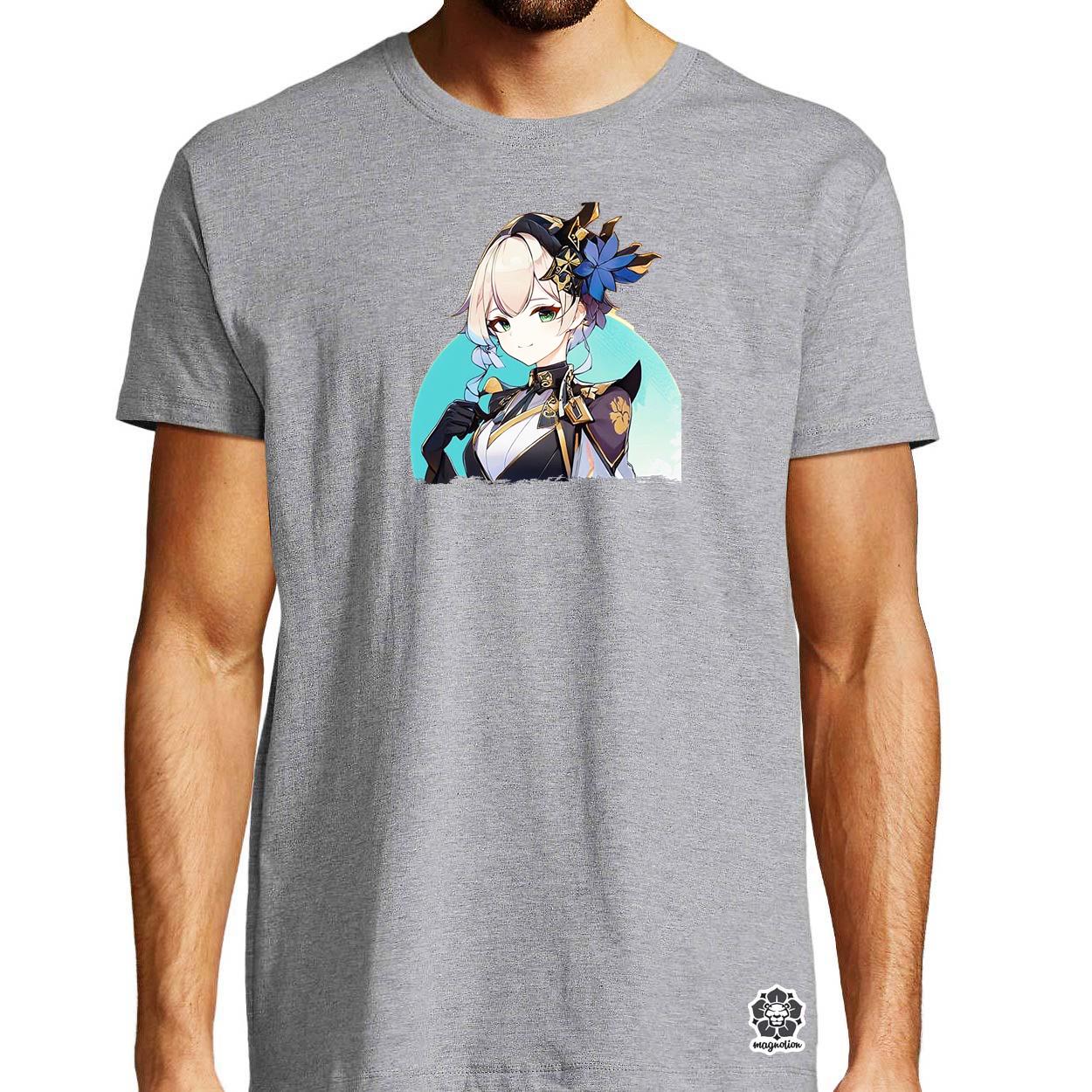 Anime lány portré v2 egyedi póló 