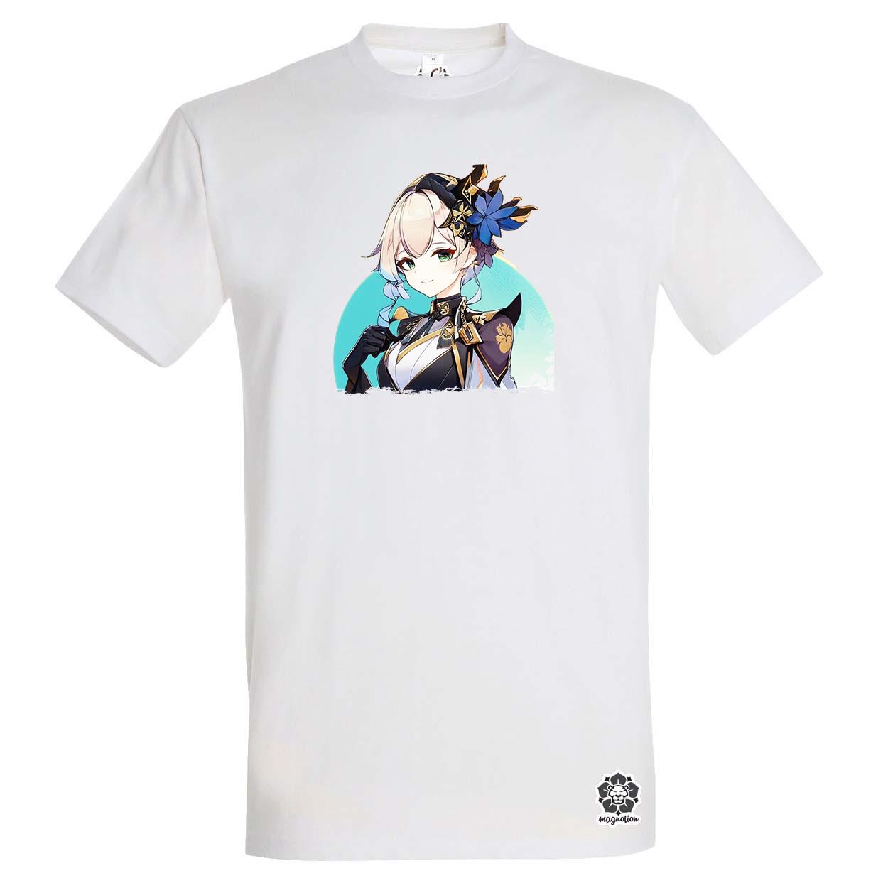 Anime lány portré v2 egyedi póló 
