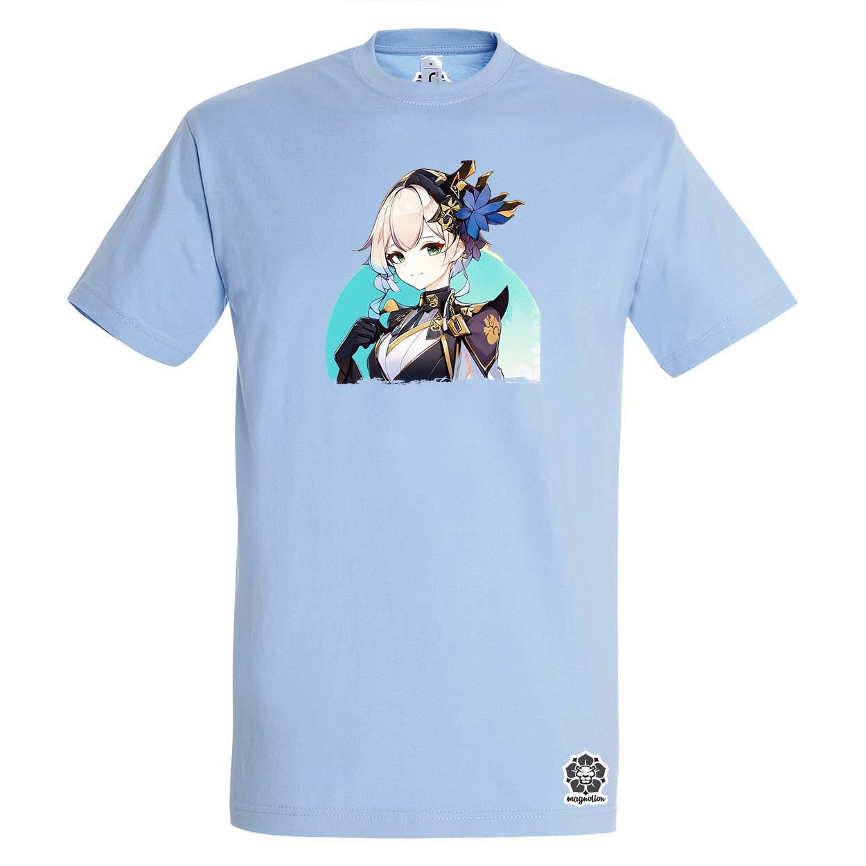 Anime lány portré v2 egyedi póló 