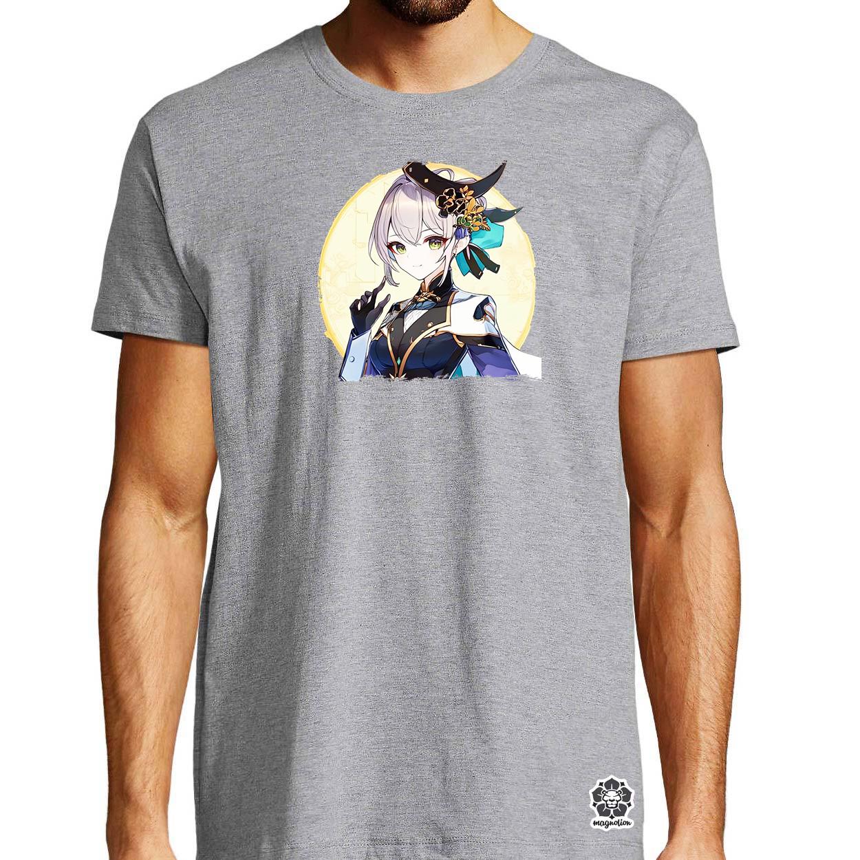Anime lány portré v3 egyedi póló 