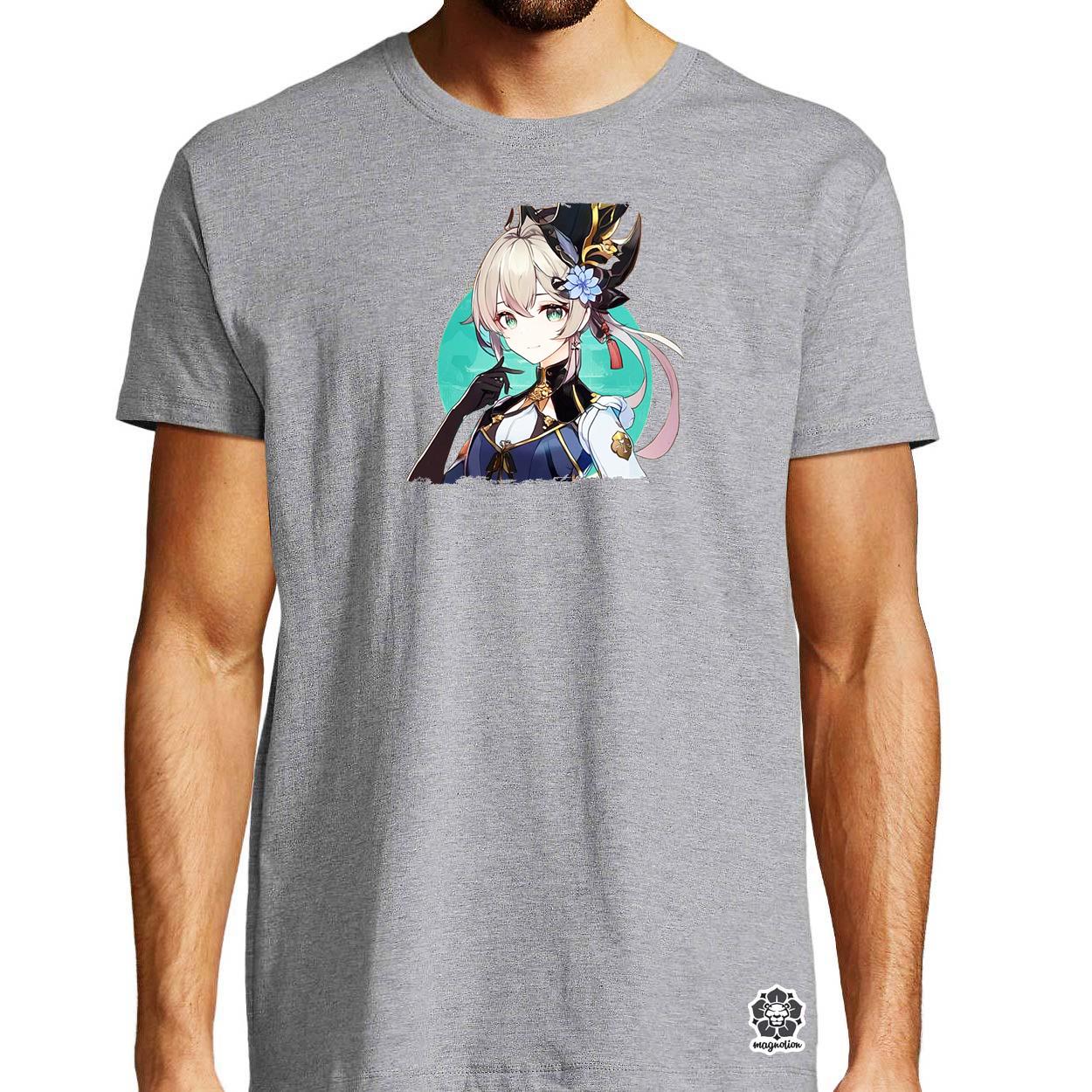 Anime lány portré v4 egyedi póló 