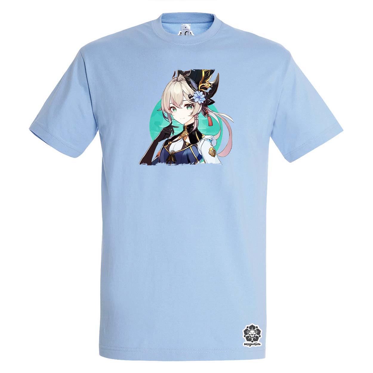 Anime lány portré v4 egyedi póló 