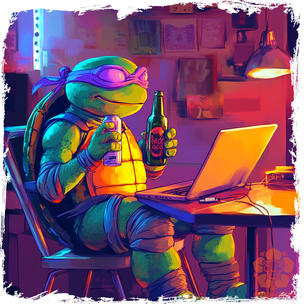 Donatello relax egyedi póló 
