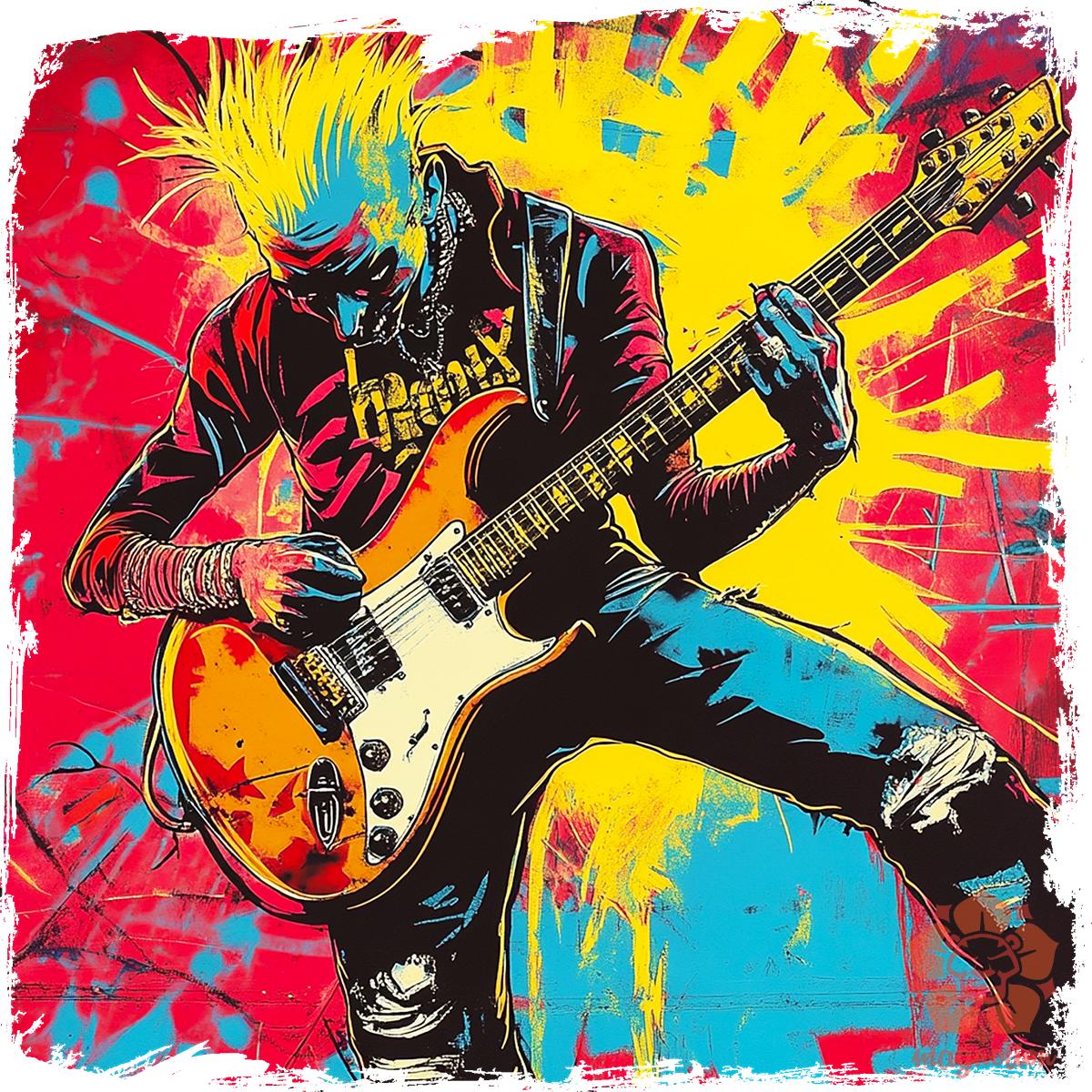 Rock vibe v2 egyedi póló 