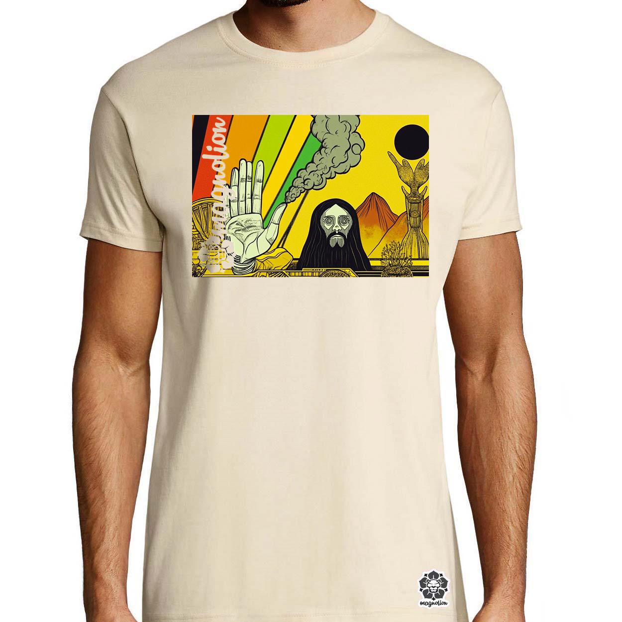 Spirituális béke v19 egyedi póló 