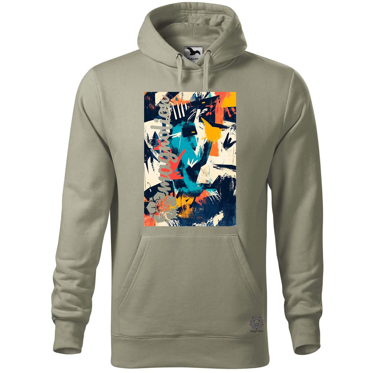 Absztrakt graffiti v3 egyedi  pulóver 