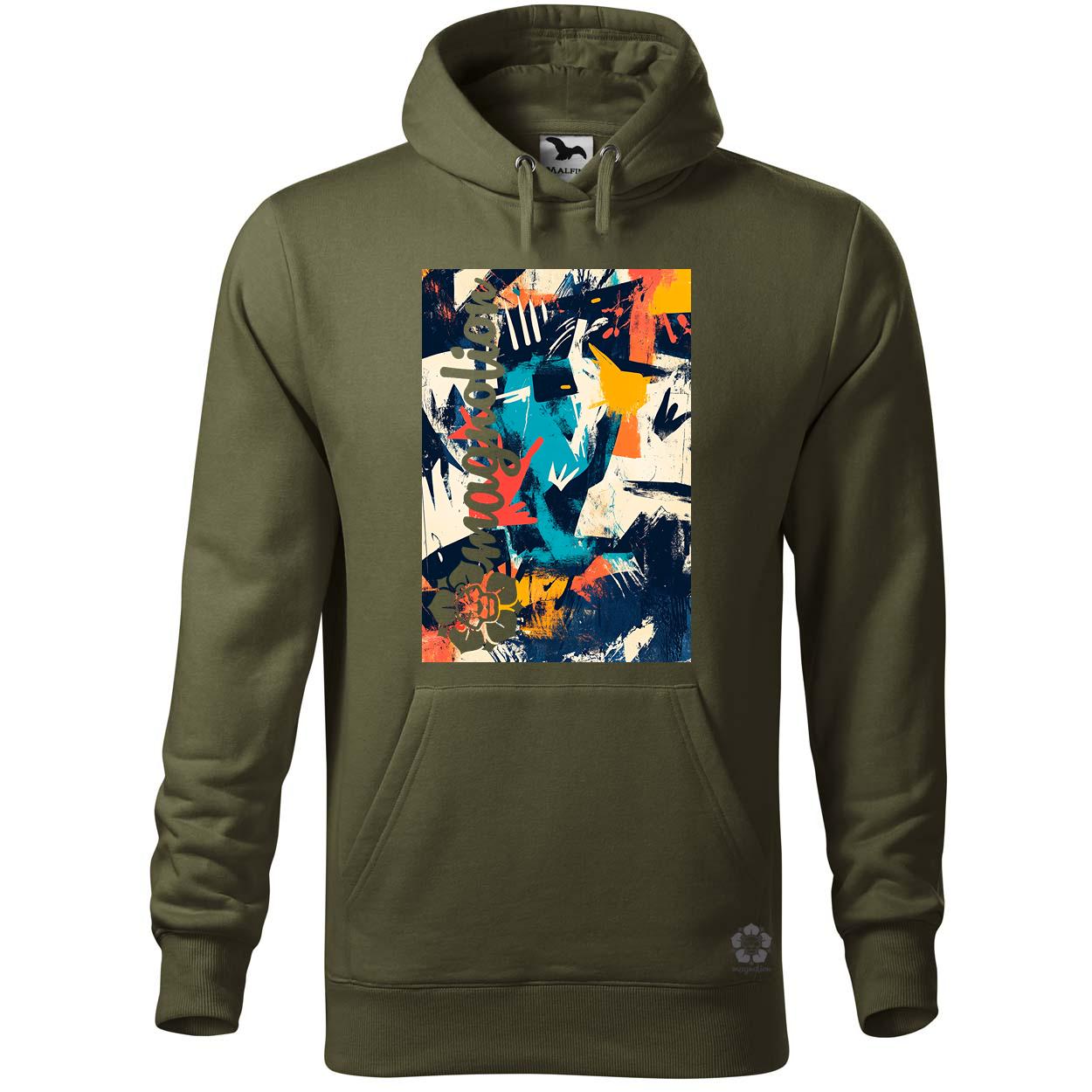 Absztrakt graffiti v3 egyedi  pulóver 