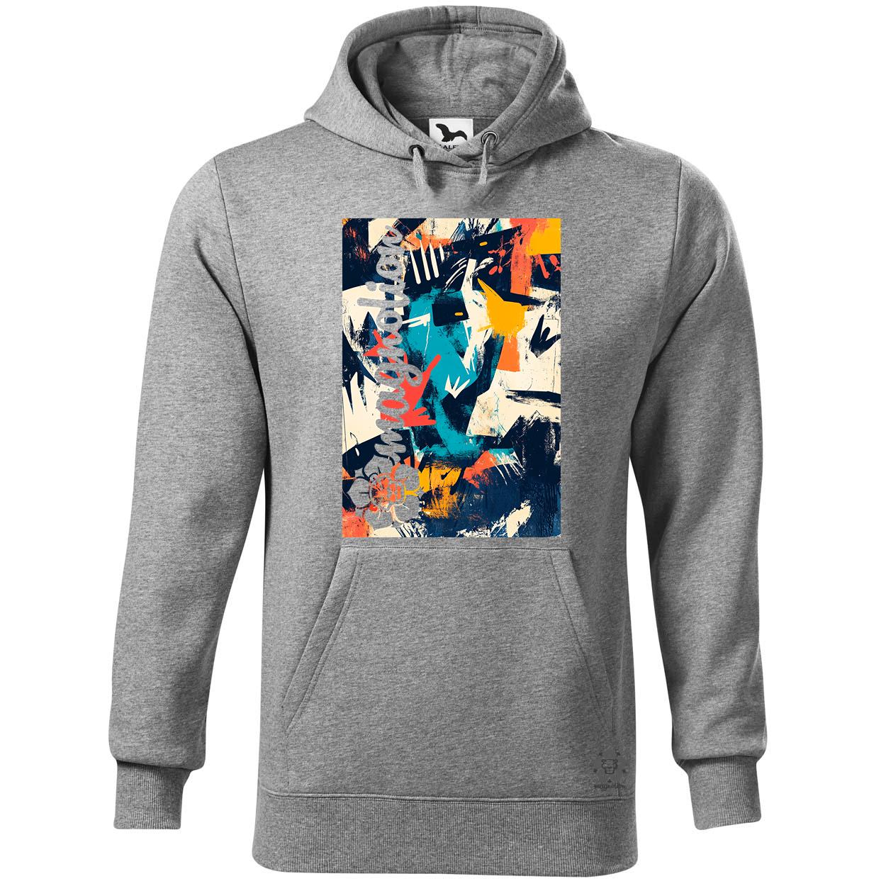 Absztrakt graffiti v3 egyedi  pulóver 