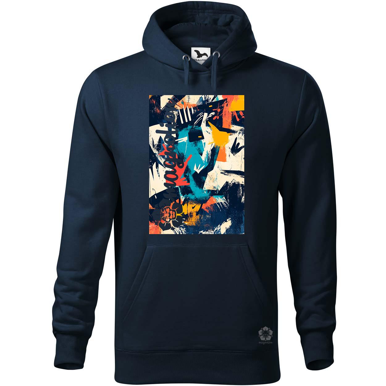 Absztrakt graffiti v3 egyedi  pulóver 