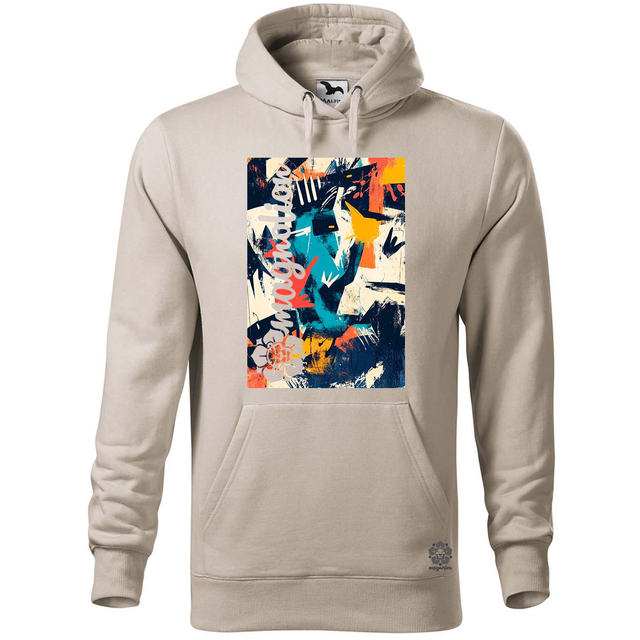 Absztrakt graffiti v3 egyedi  pulóver 