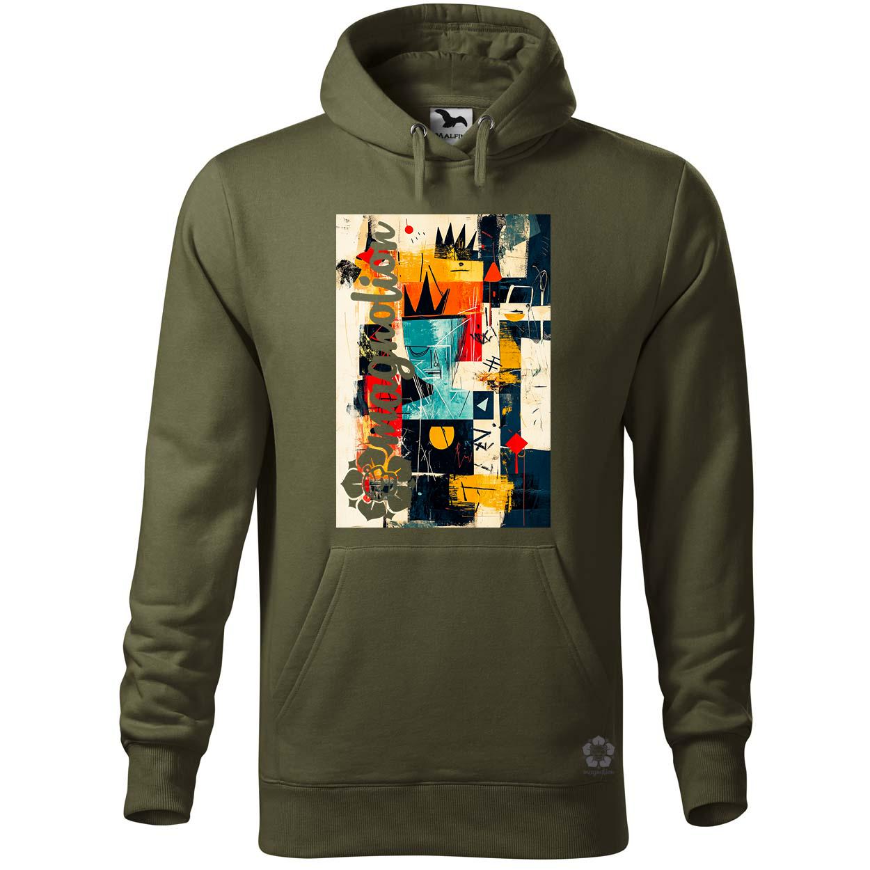 Absztrakt graffiti v7 egyedi  pulóver 