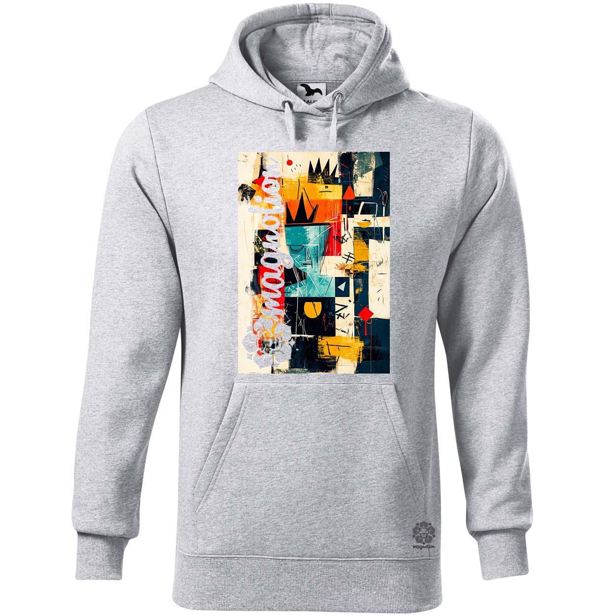 Absztrakt graffiti v7 egyedi  pulóver 