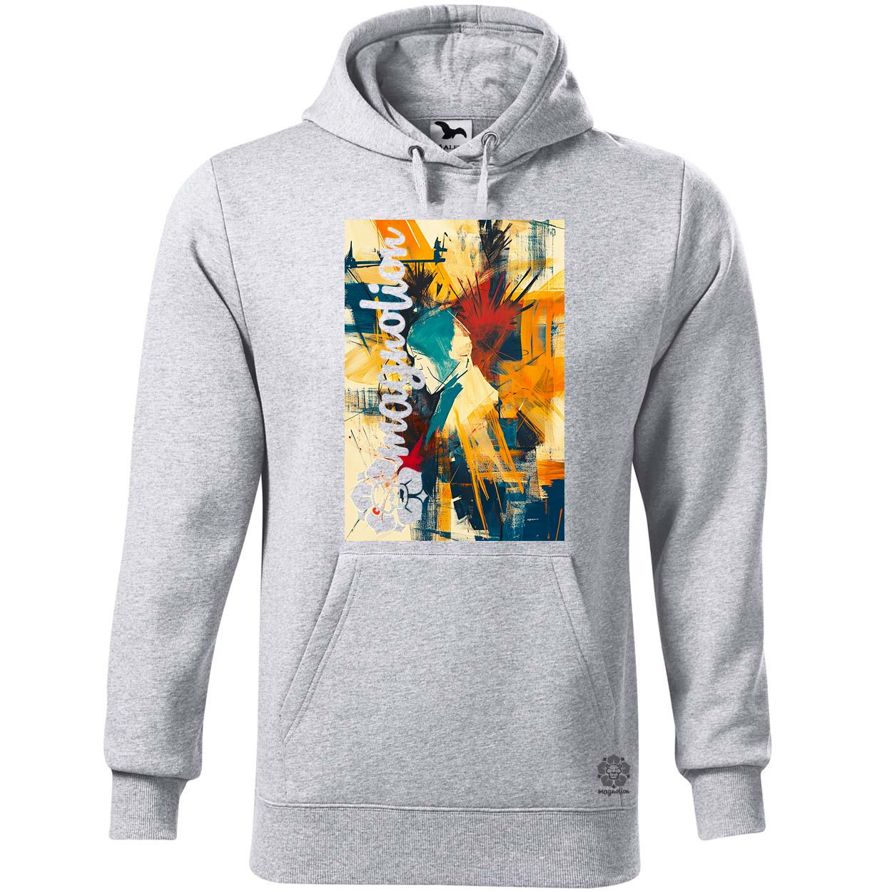 Absztrakt graffiti v8 egyedi  pulóver 