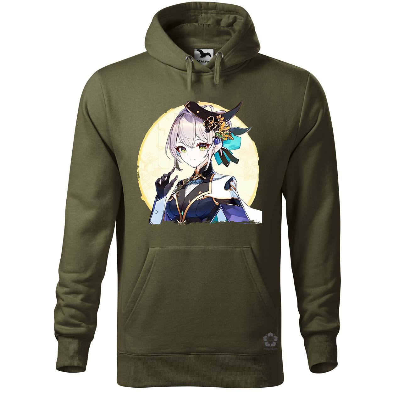 Anime lány portré v3 egyedi  pulóver 
