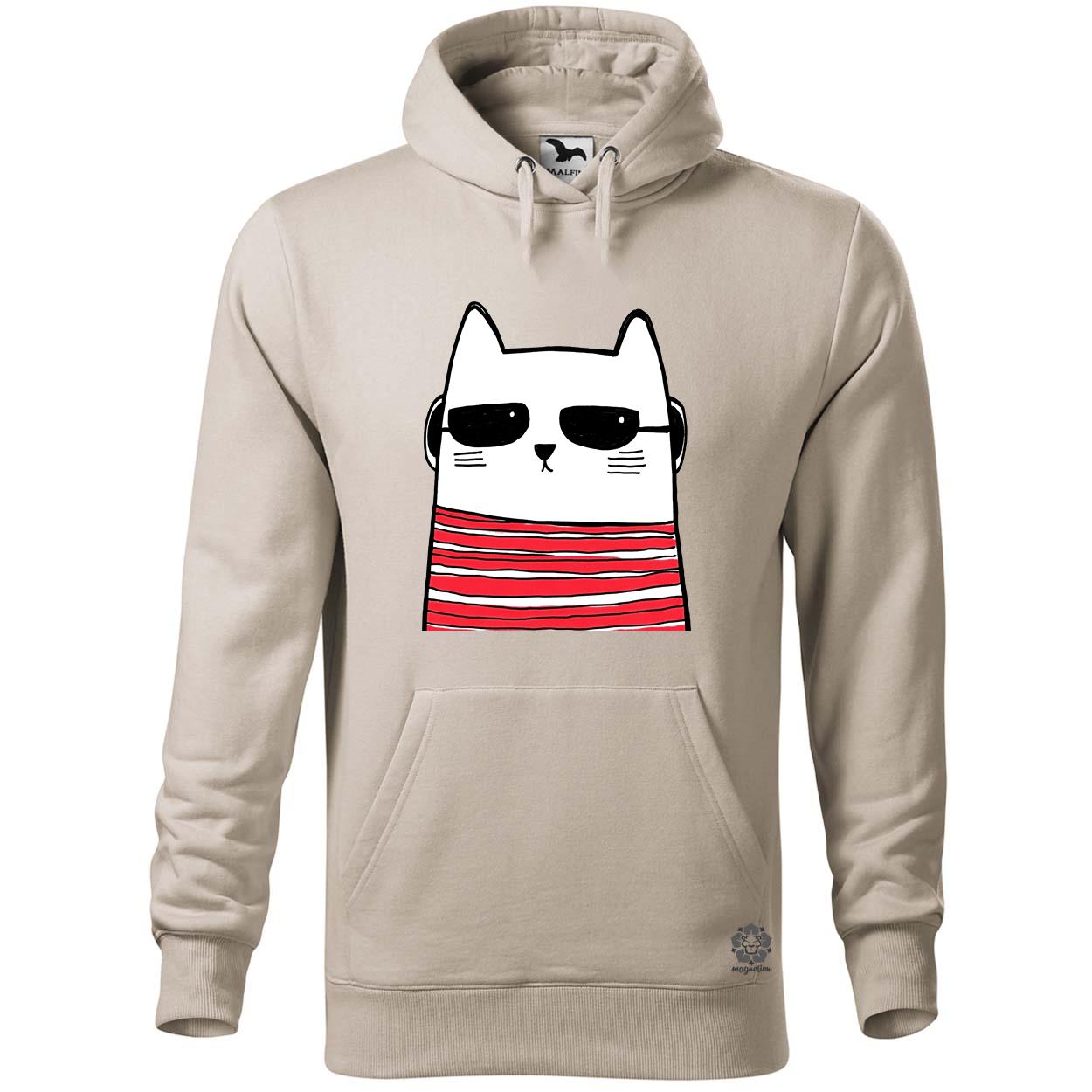 Cica zenét hallgat v2 egyedi  pulóver 
