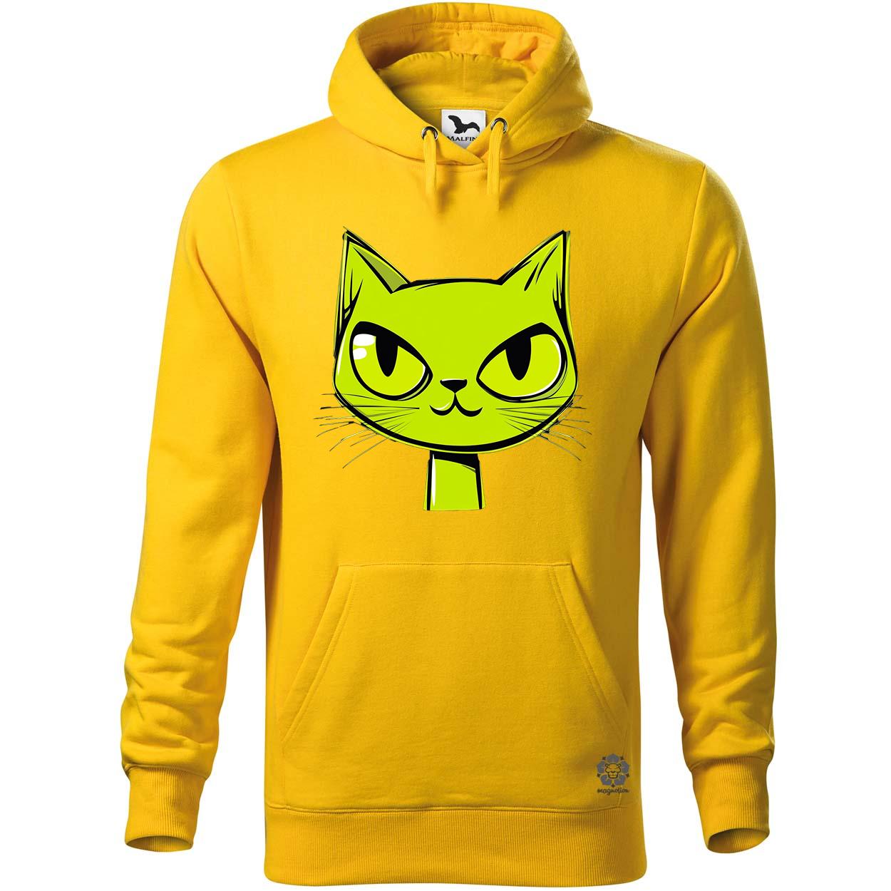 Zöld macska v2 egyedi  pulóver 