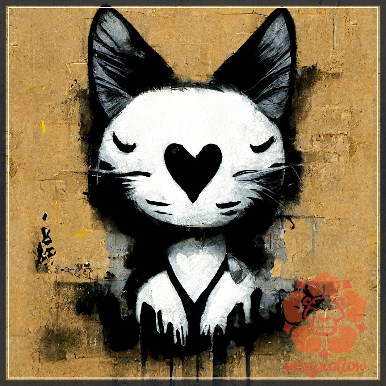 Graffiti cica szerelem v1