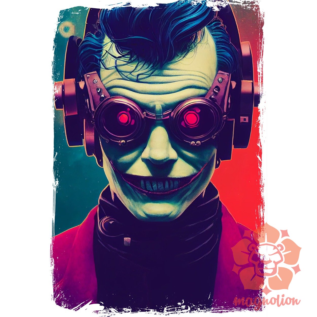 Steampunk Joker portré