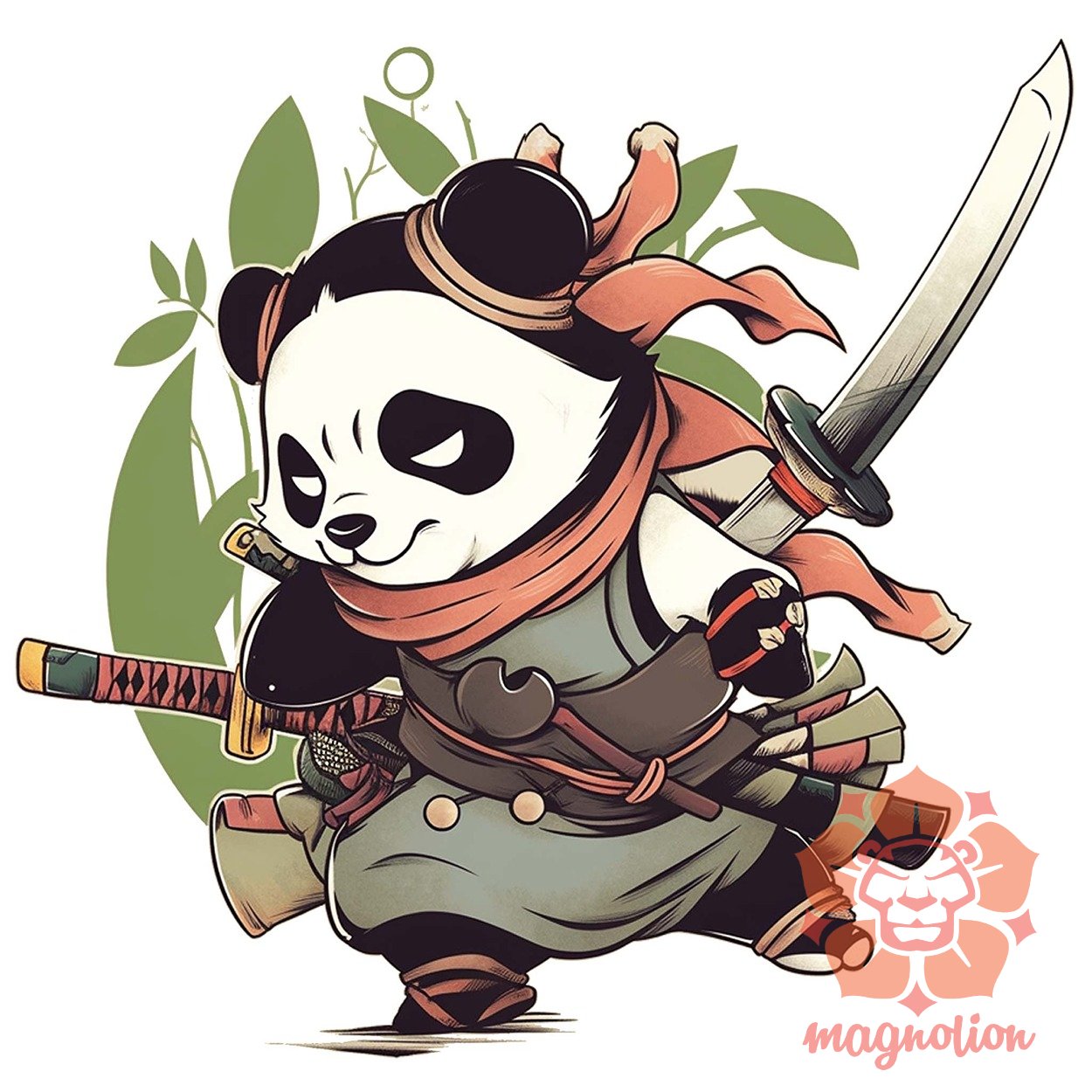 Chibi panda szamuráj v8