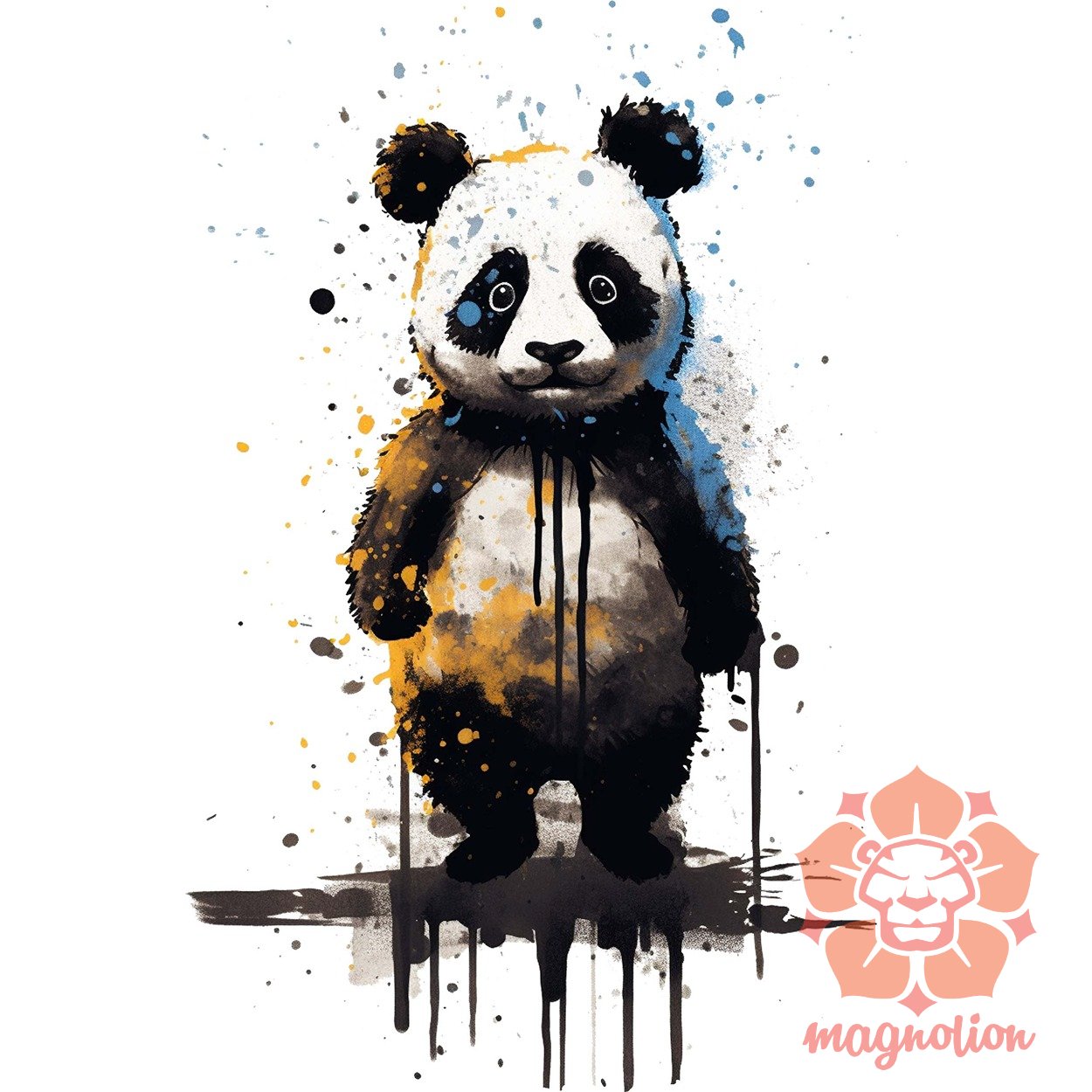 Neoexpresszionista panda zseb