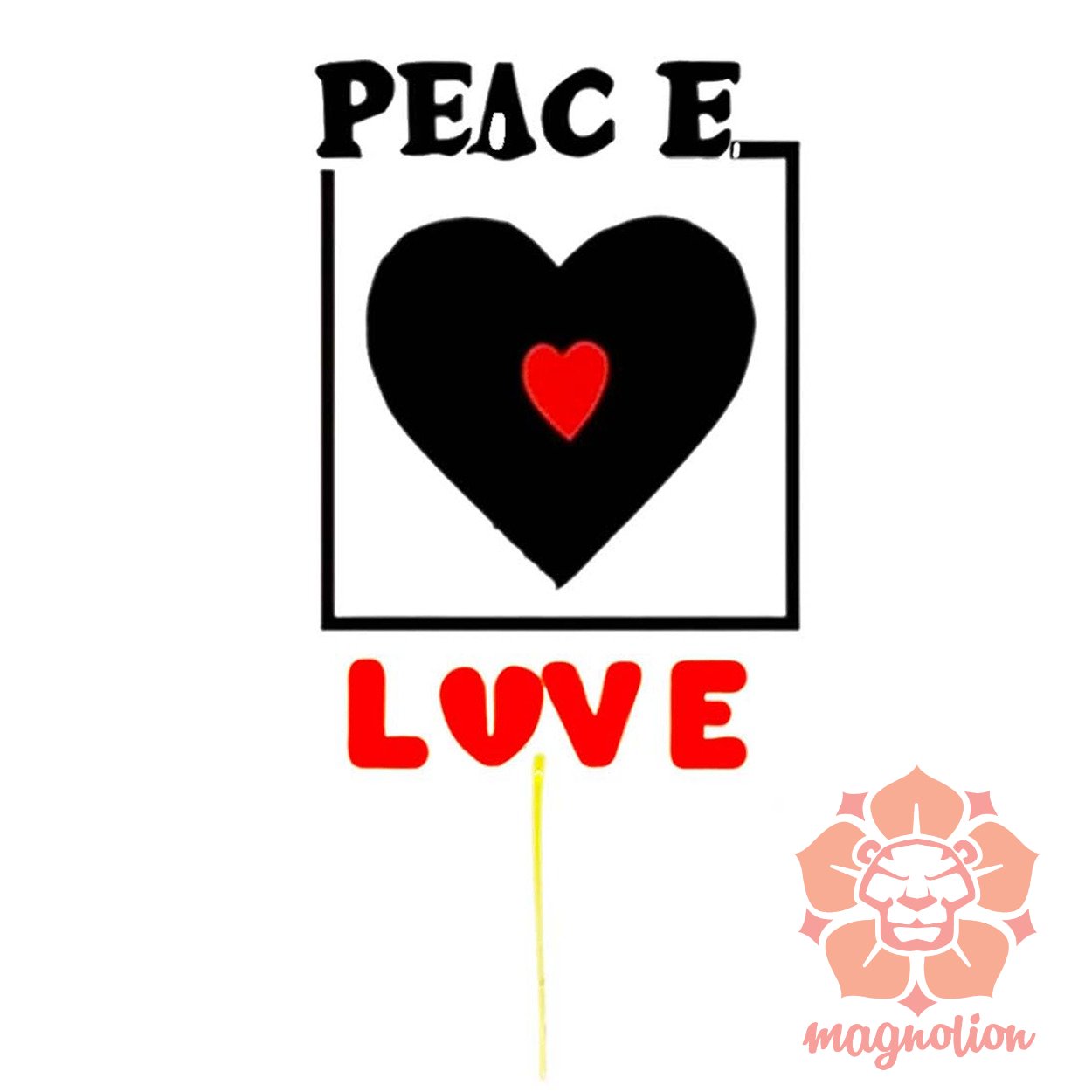 Basquiat béke és szeretet zseb v4