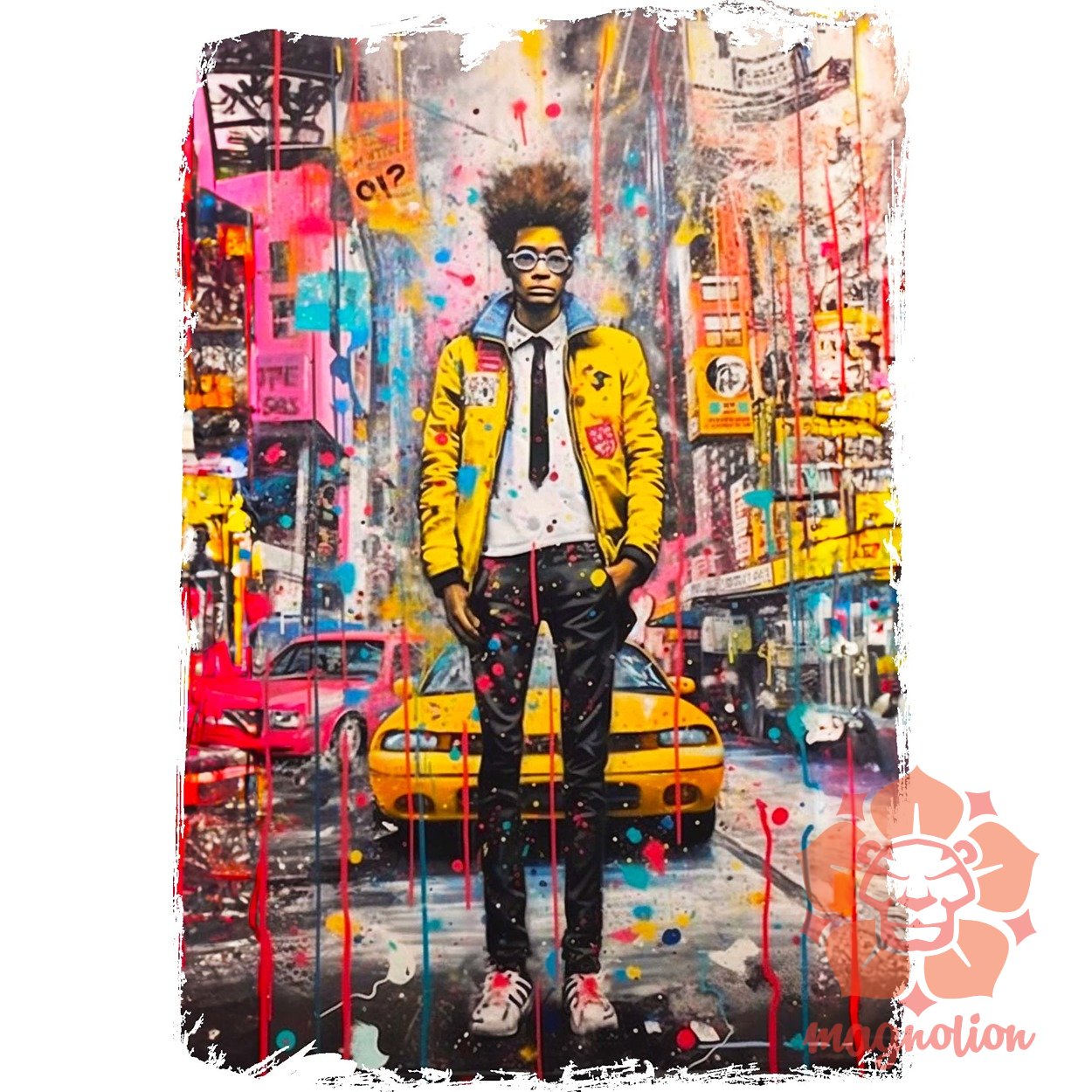 NYC napfelkelte Basquiat graffiti v2