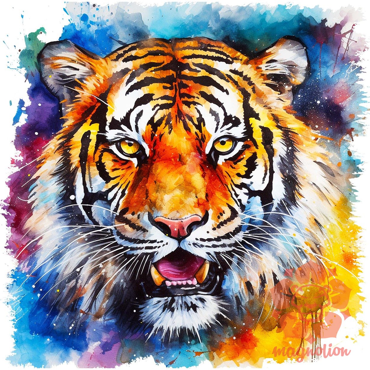 Vízfesték tigris v1